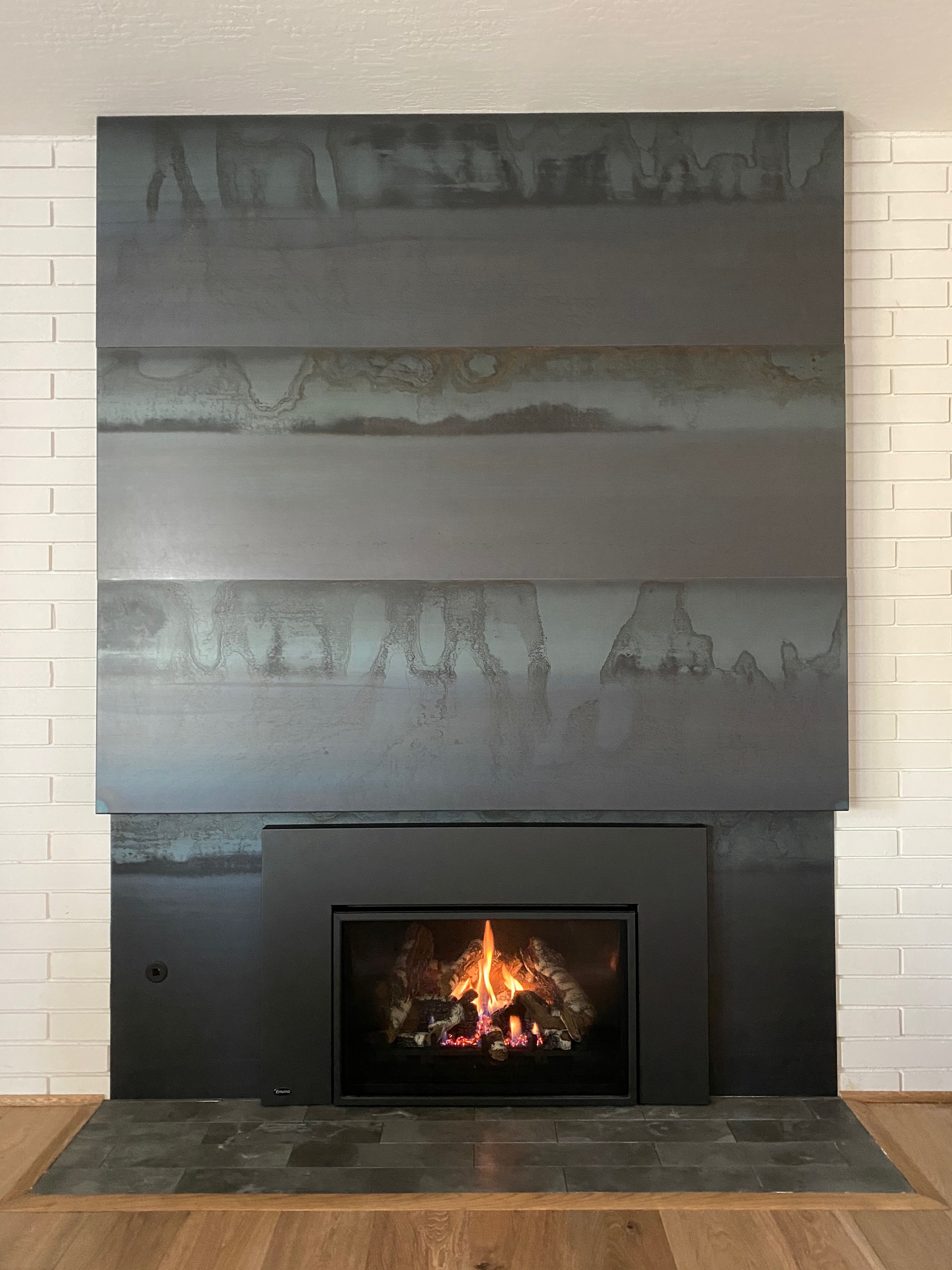 Hot Rolled Steel Fireplace Surrounds: Durable & Stylish Options