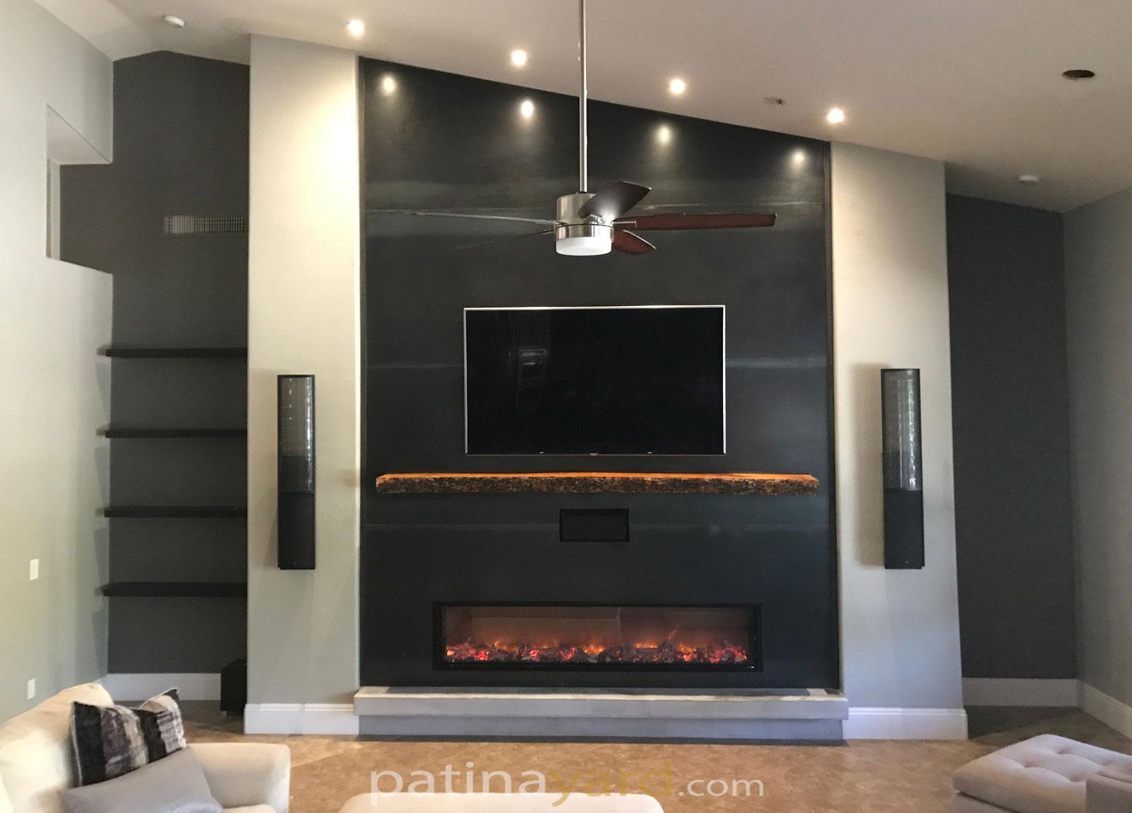 Hot Rolled Steel Fireplace Surrounds: Durable & Stylish Options